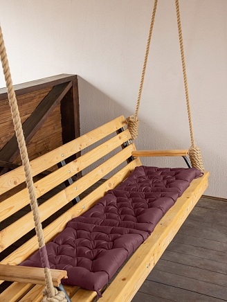 Матрас для садовой мебели арт. MO55 / Бордовый