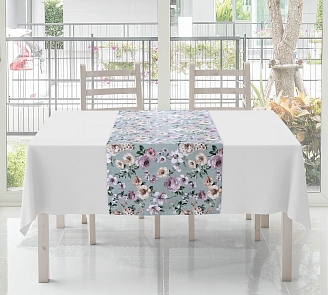 Скатерть-дорожка рогожка / Розарий 1