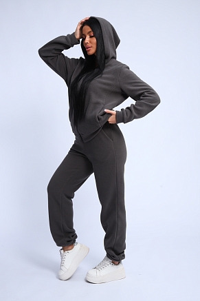 Женский костюм с брюками 74718 / серый