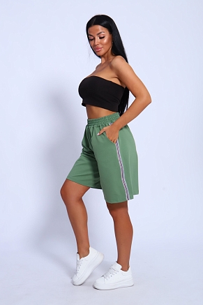 Женские шорты 35335 / зелёный