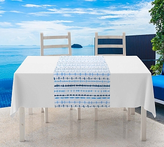 Скатерть-дорожка рогожка / Средиземноморье 1