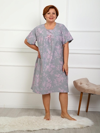 Женская сорочка Мариам / серый