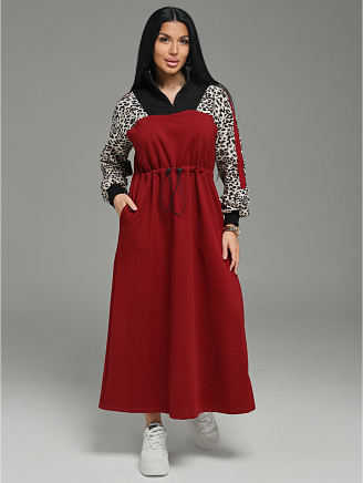 Женское платье Луиза / Бордо