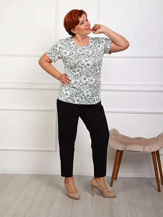 Женская футболка Оранжерея / Оливковый