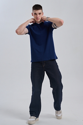 Футболка мужская 14490 / темно-синий