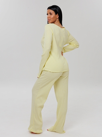 Женская пижама П-104(Риб) / Желтый