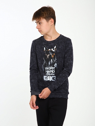 Детский свитшот "Мирон" / Графит