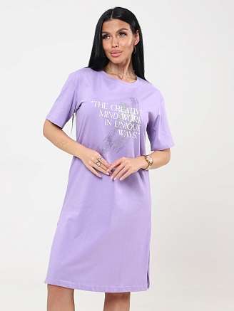 Женская туника Тетрамино / сиреневый