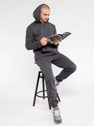 Мужской костюм мод.2100/1 / Темно-серый