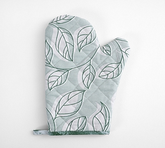 Прихватка-рукавица кухонная рогожка / Легкий лепесток 2