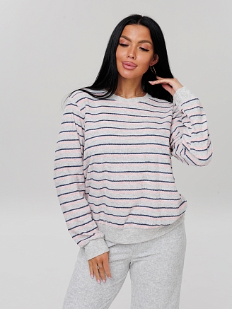 Женский костюм К- 219(М) / Серый (полосы)