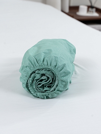 Постельное белье поплин Иваново (без пододеяльника) / Мята