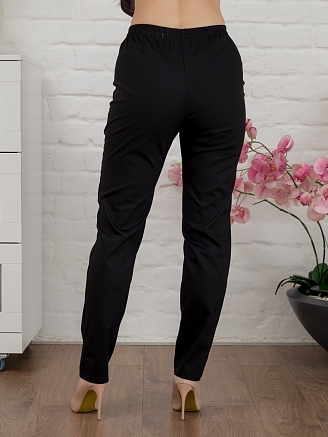 Брюки медицинские женские однотонные М-305-124 Элит-145 / Стрейч