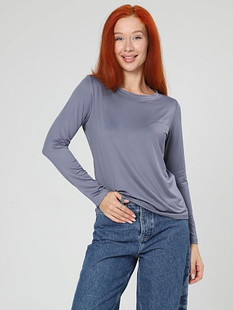 Женский лонгслив Энкар / серый