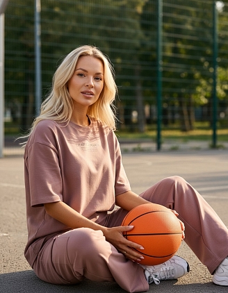 Женский костюм Нила-1 (на рост 165 см) / капучино