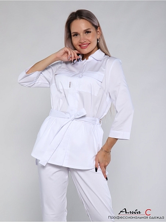 Куртка медицинская женская К218.0 / Белый