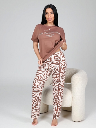 Женская пижама Мэрин / карамельный