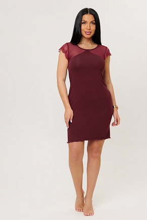 Женская ночная сорочка 2276/2 / Бордовый