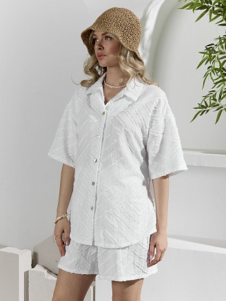 Женский костюм Ангелина-2 КЖ-127 / белый