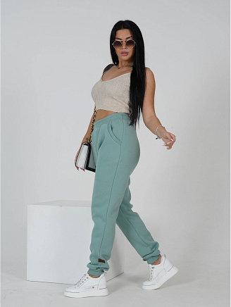 Женские брюки Уют / Оливковый