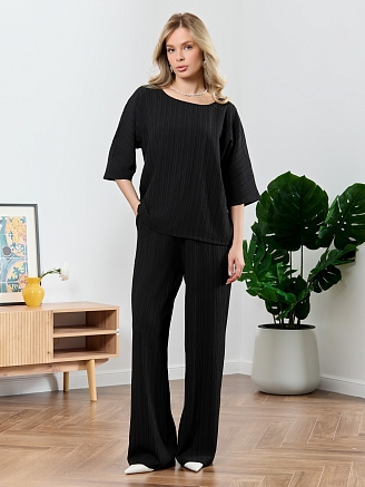 Женская блузка Сиеста-6 / чёрный