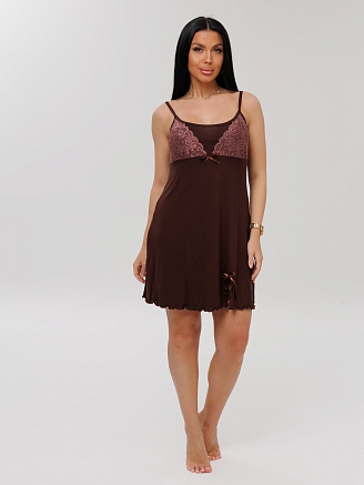 Женская сорочка Сор-82(Вис) / Шоколад