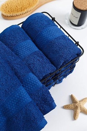 Полотенце махровое г/к Узбекистан 460 гр/м2 / 706-ярко-синий