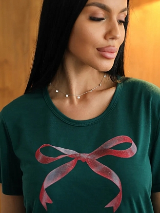 Женский костюм с бриджами 2242/1 / Зеленый