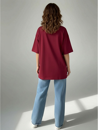 Женская футболка Анита-2 / Бордо