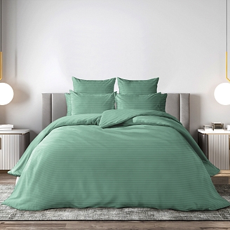 Комплект постельного белья поплин "Волшебная Ночь" / Malachite green