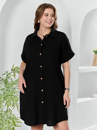 Женское платье Вуаль-5 / чёрный