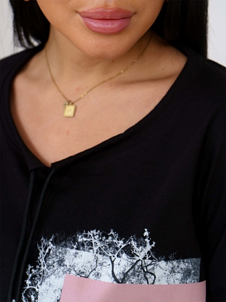 Женская туника мод.1714 / Черный