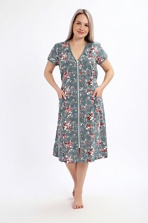 Халат женский 29013 / темно-зеленый