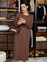 Женское платье мод.2080 / Коричневый