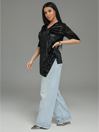 Женская футболка Мия / Черный