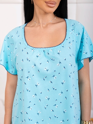 Женская сорочка мод.2205 / Голубой