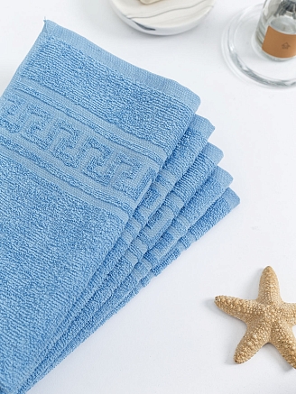 Полотенце махровое г/к Узбекистан 380 гр/м2 / 012-голубой