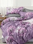 Постельное белье поплин Эксклюзив (молния) / Сиреневое утро