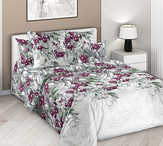 Постельное белье перкаль / Вишня 1