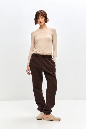 Женские брюки Сова / Шоколад