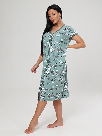 Женский халат ХМ-632 / Весна зеленый