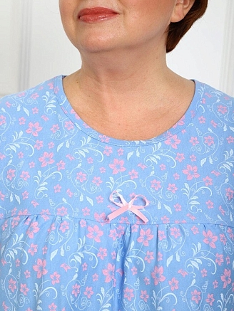 Женская сорочка Мариам / голубой