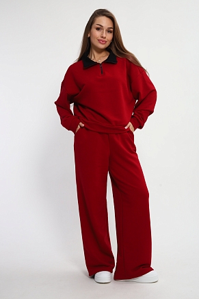 Женские брюки Палаццо 85556 / бордо