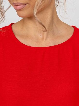 Женское платье мод.1425/9 / Красный