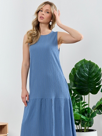 Женский сарафан Сиеста-1 / индиго