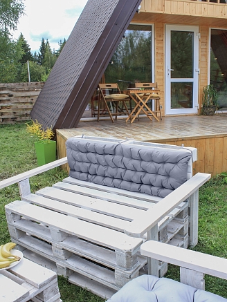 Матрас для садовой мебели / Серый