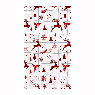 Вафельное полотенце "Самойловский Текстиль" Рождественские олени / вид 3