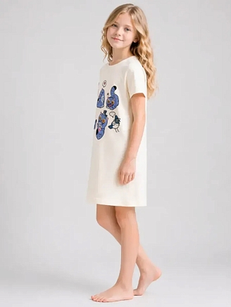 Детская сорочка "Тигрята" арт. дк373