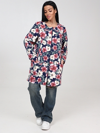 Женский кардиган МАКСИ КрФ-400 / Шиповник