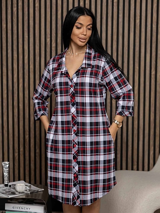 Женский халат мод.2009/2 / Белый